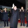 Hình ảnh nhà lãnh đạo Triều Tiên Kim Jong-un lên đường sang Nga. (Nguồn: AP)