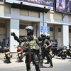 Binh sỹ Sri Lanka tăng cường an ninh tại thủ đô Colombo sau các vụ đánh bom khủng bố. (Ảnh: AFP/TTXVN)