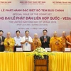 Ra mắt Ban biên tập Mạng xã hội Phật giáo “Butta.vn”. (Ảnh: Dương Giang/TTXVN)