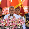 Tổng thống Sri Lanka Gotabaya Rajapaksa (thứ 2, trái). (Ảnh: THX/TTXVN)