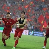 Tiến Linh tỏa sáng đưa U23 Việt Nam vào chung kết SEA Games 31. (Ảnh: Hoàng Linh/TTXVN)