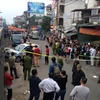Hiện trường vụ tai nạn tại đường Hồng Hà. (Nguồn: Sơn Bách/Vietnam+)