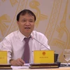 Trả lời tại buổi họp báo Chính phủ thường kỳ chiều tối nay (2/10), Thứ trưởng Bộ Công Thương Đỗ Thắng Hải đã bác bỏ thông tin Sabeco bán vốn cho doanh nghiệp Trung Quốc. (Ảnh: Minh Hiếu/Vietnam+)