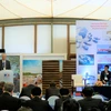 ông Nicolas Warnery, Đại sứ Pháp tại Việt Nam phát biểu tại hội thảo. (Ảnh: Minh Hiếu/Vietnam+)