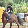 Các "học viên nhí" sẽ được hướng dẫn những kỹ thuật cưỡi ngựa bài bản bởi các huấn luyện viên chuyên nghiệp. (Ảnh: vietgangz)