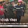 Sạt lở ở Hà Tĩnh: Lãnh đạo tỉnh thăm hỏi, động viên các nạn nhân