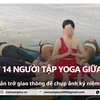 Xử phạt 14 người tập yoga giữa đường để chụp ảnh kỷ niệm hoa bằng lăng