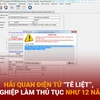 Bản tin 60s: Hải quan điện tử tê liệt, doanh nghiệp làm thủ tục như 12 năm trước