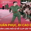 Nam sinh mặc quân phục, đi giày cao gót: Đại học Văn Lang nói gì?