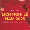 Thống nhất phương án trình Chính phủ lịch nghỉ lễ, Tết năm 2025