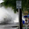 Siêu bão Man-yi đổ bộ vào đảo Catanduanes, Philippines ngày 16/11/2024. (Nguồn: AFP)