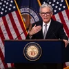 Chủ tịch Fed Jerome Powell phát biểu tại cuộc họp báo ở Washington, D.C. (Nguồn: THX/TTXVN)