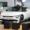 Mẫu xe điện EV6 của Kia Corp. (Nguồn: Yonhap/TTXVN) 