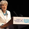 Đảng Bảo thủ của Thủ tướng Theresa May sẽ đối mặt với kết quả tồi tệ nếu Anh tổ chức tổng tuyển cử. (Ảnh: AFP/TTXVN)