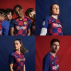 Barca đã thay thế thiết kế sọc truyền thống bằng thiết kế bàn cờ gây tranh cãi. (Ảnh: Nike)