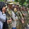 Người dân và binh sĩ Ethiopia tưởng nhớ Tham mưu trưởng quân đội Seare Mekonnen. (Ảnh: AFP)