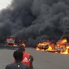 Xe chở dầu phát nổ tại Nigeria khiến nhiều người thương vong. (Ảnh: Dailypost.ng)