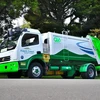 Một xe tải chở rác chạy bằng năng lượng sạch tại New Zealand. (Ảnh: EECA Business)