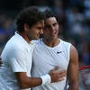 Nadal và Federer trong trận chung kết Wimbledon năm 2008. (Ảnh: Getty)