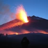 Núi lửa Etna phun trào. (Ảnh: AFP)