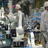 Một nhà máy sản xuất robot của hãng Kawasaki. (Ảnh: Nikkei)