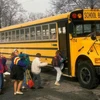 Xe buýt đưa đón học sinh tại Mỹ