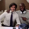 Romelu Lukaku cùng người đại diện Federico Pastorello trên đường đến Italy. (Ảnh: Instagram)