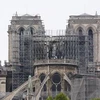 Nhà thờ Đức Bà Paris bị phá hủy một phần sau vụ hỏa hoạn. (Ảnh: THX/TTXVN) 