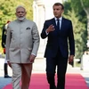Tổng thống Pháp Emmanuel Macron và Thủ tướng Ấn Độ Narendra Modi. (Ảnh: Reuters)