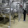 Kỹ thuật viên làm việc trong một cơ sở làm giàu urani ở Iran. (Ảnh: AFP/TTXVN)