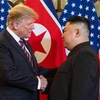 Tổng thống Mỹ Donald Trump và Nhà lãnh đạo Triều Tiên Kim Jong-un. (Ảnh: AFP/TTXVN)
