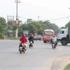 Điểm đen tai nạn giao thông tại ngã tư Lê Viết Thuật (Nghệ An). (Ảnh: Nguyễn Oanh/TTXVN)