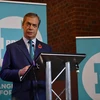 Chủ tịch đảng Brexit của Anh Nigel Farage. (Ảnh: AFP/TTXVN)