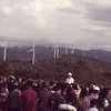 Tổng thống Joko Widodo dự lễ khai trương trang trại điện gió tại Nam Sulawesi. (Ảnh: Jakarta Post)