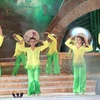 Phó Thủ tướng Thường trực Chính phủ Trương Hòa Bình phát biểu chào mừng Lễ hội dừa Bến Tre. (Ảnh: Trọng Đức/TTXVN)