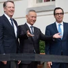 Các nhà đàm phán thương mại hàng đầu của Mỹ và Trung Quốc. (Ảnh: AFP/TTXVN)