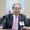 Chủ tịch Hội Hữu nghị Hàn-Việt (KOVIFA) Chol Young-joo. (Ảnh: Hữu Tuyên/TTXVN)