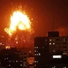 Một vụ không kích của Israel tại Gaza. (Ảnh: AFP)