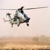 Trực thăng của quân đội Pháp tại Mali. (Ảnh: AFP/TTXVN)