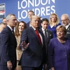 Các nhà lãnh đạo tham dự Hội nghị thượng đỉnh NATO ngày 4/12. (Ảnh: AFP/TTXVN)