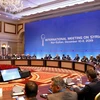 Cuộc thảo luận về Syria tại Kazakhstan. (Ảnh: Reuters)