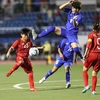 Bóng đá Thái Lan thất bại trước Việt Nam tại SEA Games 30. (Ảnh: Hoàng Linh/TTXVN)