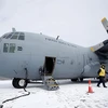 Máy bay của không quân Chile tại Bắc Cực. (Ảnh: AFP)