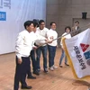 Lễ ra mắt đảng Bảo thủ mới của Hàn Quốc. (Ảnh: Yonhap)