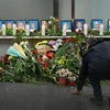 Người dân Ukraine tưởng nhớ các nạn nhân vụ rơi máy bay ở Iran
