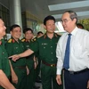Bí thư Thành ủy TP.HCM Nguyễn Thiện Nhân thăm và chúc mừng Bệnh viện Quân y 175.