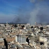 Một vụ không kích tại Idlib.