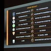 Danh sách các cặp đấu tại vòng 1/8 Europa League. (Ảnh: UEFA)