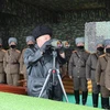 Triều Tiên tập trận dưới sự giám sát của nhà lãnh đạo Kim Jong-un