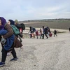 Người tị nạn tại biên giới Hy Lạp-Thổ Nhĩ Kỳ.